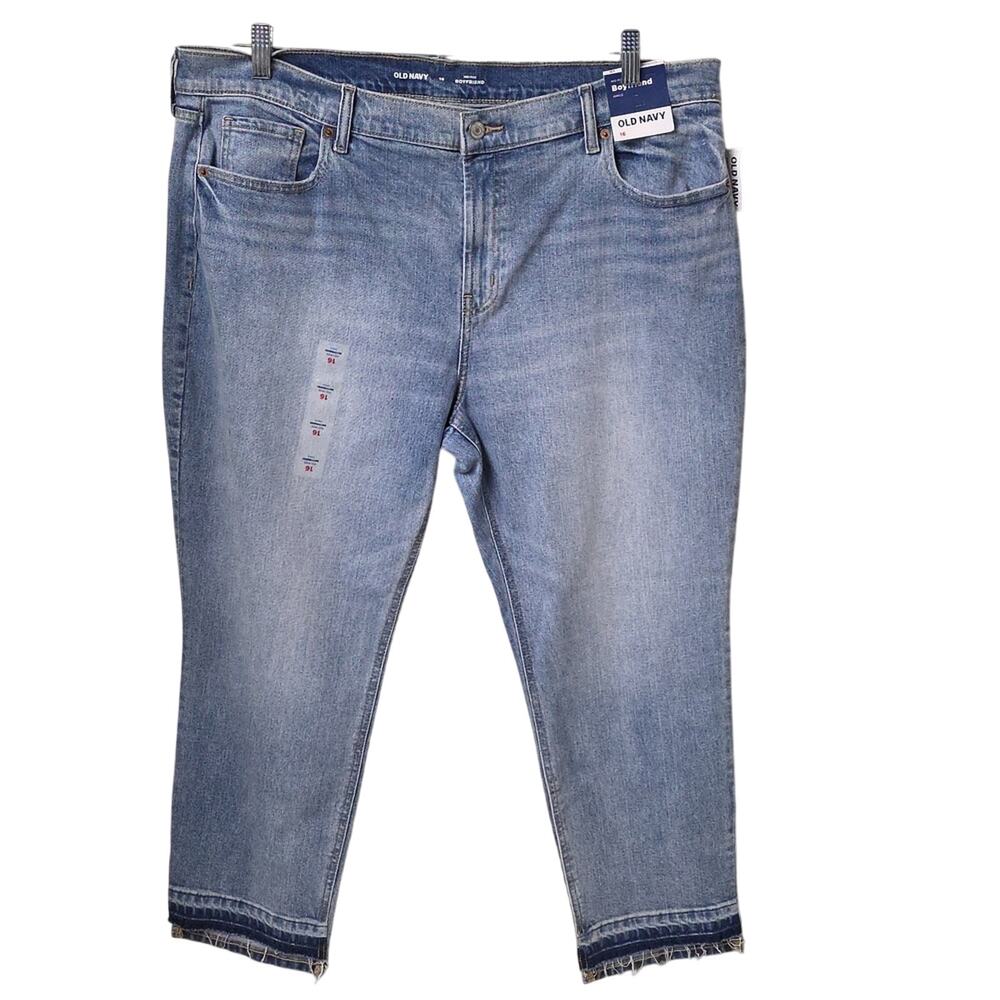 Old Navy Mid Rise Boyfriend Ankle Jeans Womens Size 16 NWT